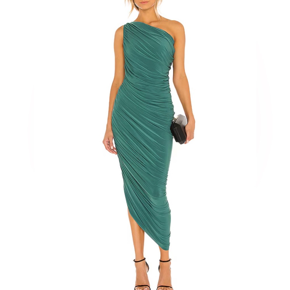 One shoulder, Norma Kamali gown